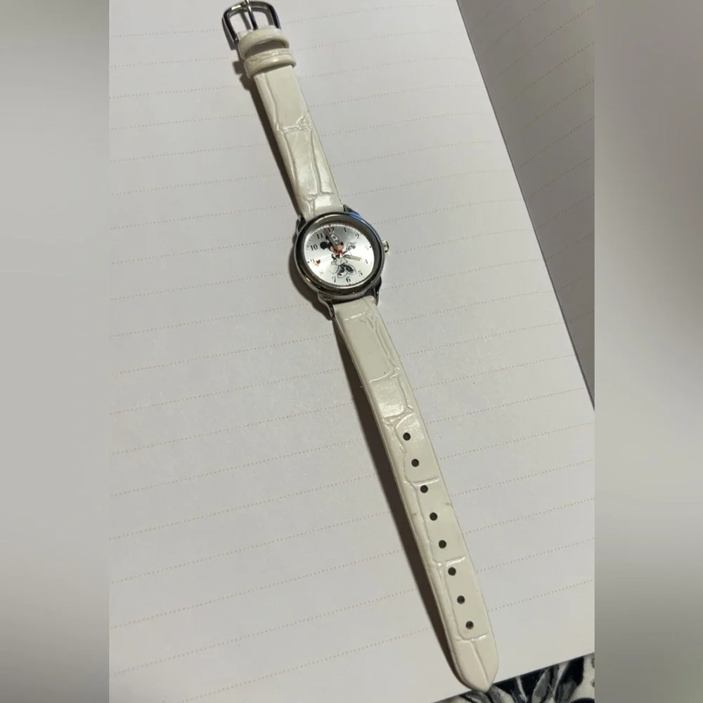 Disney Silver and White Watch